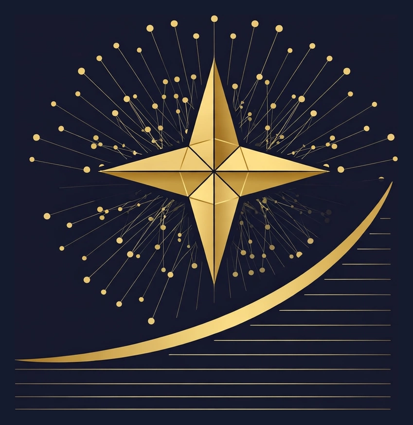 DCA Navigator Compass Star emblem on its own — no wordmark